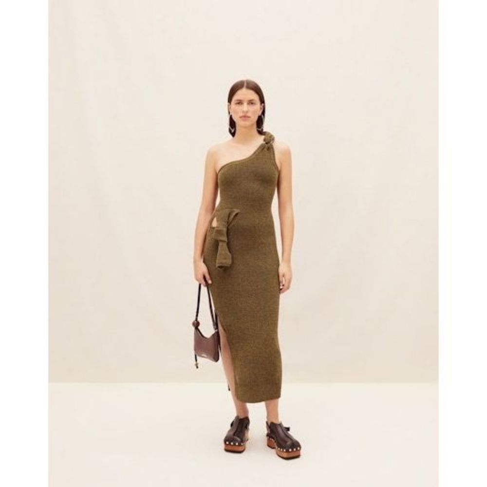 JACQUEMUS La Robe Maille Noeud midi dress US 6 $700